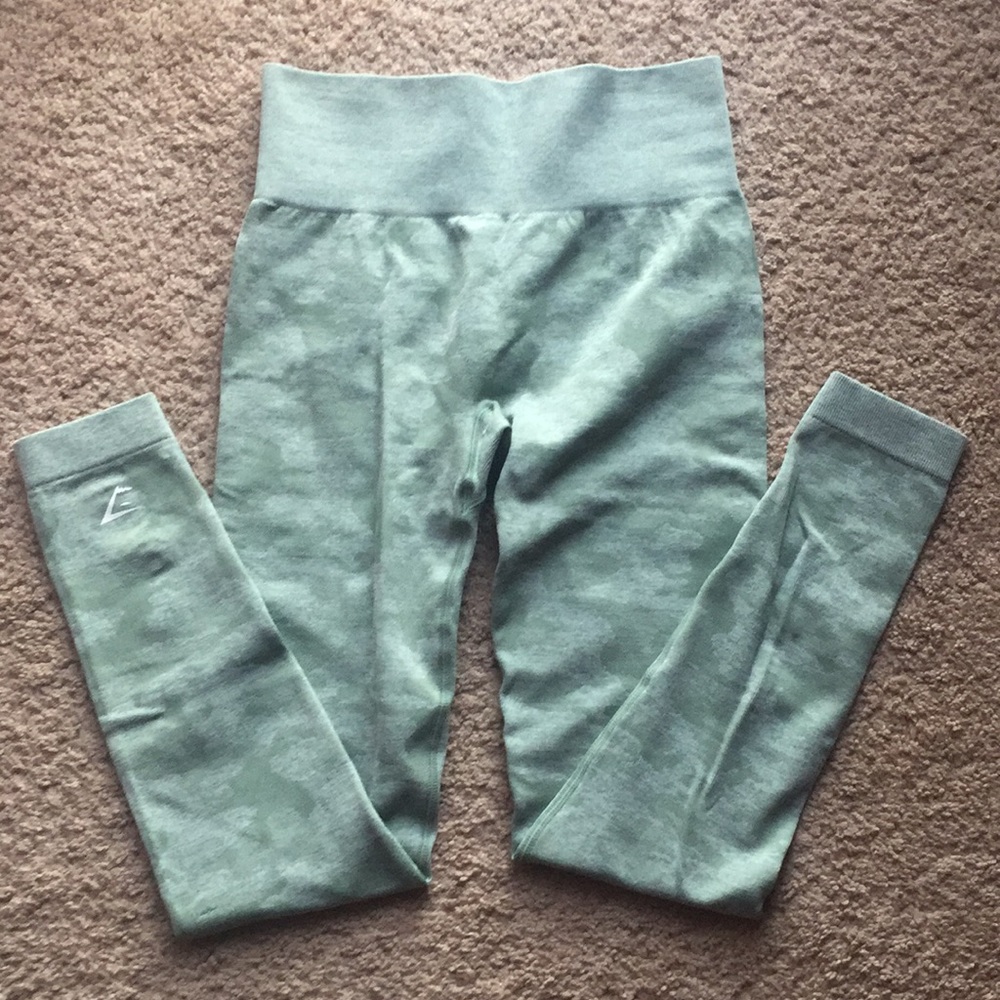 Gymshark Mint Green Seamless Leggings